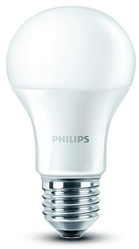 Philips E27 Edison Screw LED Light Bulb, 9 W, 230 V - Warm White Frosted