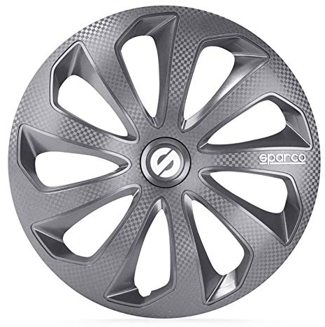 Satz Sparco Radzierblenden Sicilia 16-Zoll Grau/Karbon