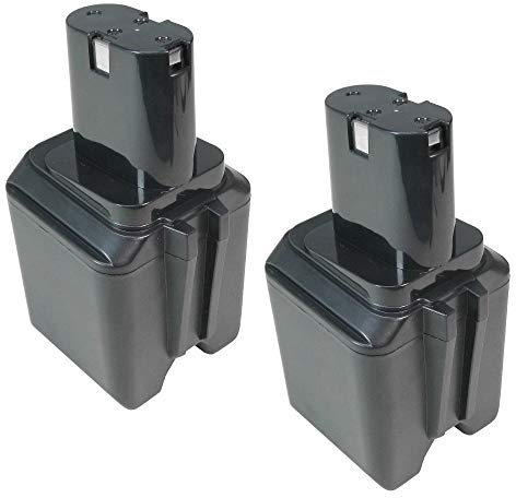 2 x Trade Shop Trade-Shop – Batería de Ni-Mh, 12 V/3000 mAh, reemplaza a Bosch 2607335014 2607335021 2607335180 2607335158 2607335010 para gbh12 GSB12 GSR12 pbh12 BH1204