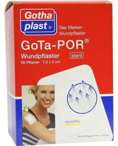 GOTA-POR Wundpflaster 5x7,2 cm steril 50 St
