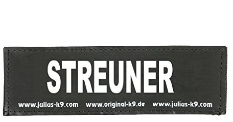 Interchangeable Patches, 1 pair, STREUNER, Size: Small, Black