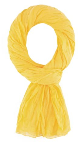 Allée du foulard,100% Baumwolle Seidenschal Damen,200x100 cm,Schals & Tücher für Damen, Kopftuch, Hijab, Halstuch Damen, Schal, Stola Damen Festlich,für alle Jahreszeiten (Butterblume)