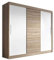 MOEBLO Kleiderschrank für Schlafzimmer Wohnzimmer Schiebetürenschrank Modern Design 250 cm - weiß