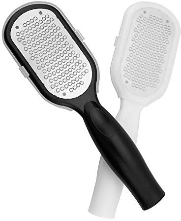 YMZ Lot de 2 couteaux de pédicure en acier inoxydable avec revêtement de la peau morte