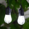 YOSION 30FT LED Outdoor String Lights Cool White, 10 x Hanging Sockets with Shatterproof Light Bulbs for Backyard Garden Patio Pergola Gazebo Bistro Christmas Tree Party