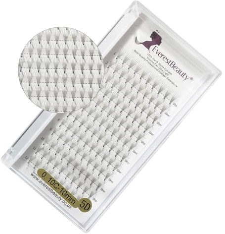 PRE MADE Russian Volume Fan Lashes 3D 4D 5D 6D 7D 8D 10D Mink Eyelash Extensions (10D/0.07/Curl-D, 13mm)
