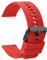 TStrap Montres Bracelets Silicone 18mm - Remplacement Bracelet de Montre Étanche à Dégagement Rapide en Caoutchouc Rouge - Plusieurs Couleurs pour Hommes Femmes Smartwatch Sport - 20mm 22mm