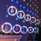 BLOOMWIN Lichtervorhang 3x0,65M Lichterkettenvorhang LED Lichterkette 8 Modi USB Weihnachtsbeleuchtung Stimmungslichter für Fenster Weihnachten Feiertage Fensterdeko Dekobeleuchtungkette Innen Bunt