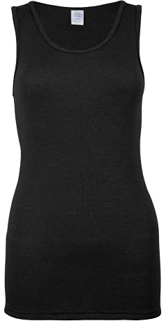 wobera Angora Damen Hemd ohne Arm aus 70% Schurwolle KbT und 30% Seide
