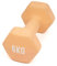 MYGA Hex Dumbbells - Single Neoprene & Cast Iron Hexagonal Dumbbell Hand Weights for Women and Men at Home & Gym - Weight: 6 kg