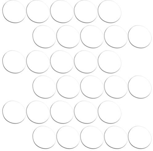 Happyyami 30stücke Möbel Schutzpads Transparente Gelmatten Für Möbelbeine Schockabsorbierende Kratzfeste Gleitpads Für Fliesenböden Durchmesser Dicke