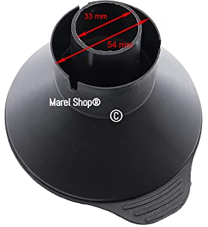 Marel Shop® - Imbuto Rabbocco Sale Imbocco 54 mm per Lavastoviglie compatibile con Beko Arcelik Atlantic e Vari Marchi per Modelli: DFN1401 - DFN1403 - DFN1422 - DFN1423 - DFN1424S