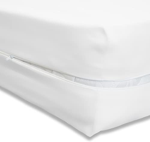 DECASATEXTIL - Coprimaterasso con cerneria - Microfibra, traspirante, antibatterico - Disponibile in diverse misure - (letto 120 cm)