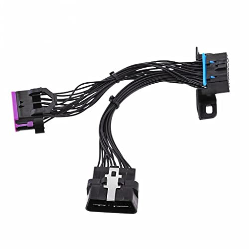 Goliton 16-poliger OBD2-OBDII Y Splitter Stecker auf Buchse Verteiler Verlängerungskabel