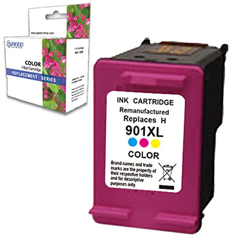 Druckerpatrone kompatibel mit HP 901 XL Color 901XL Drucker Officejet 4500, J4500 WiFi, J4524, J4535, J4580, J4585, J4600, J4624, J4660AIO, J4680, J4860. , G510 N, G510