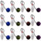 Bowling Schlüsselanhänger, 12 Stück Mini Bowling Mitgebsel Anhänger Schlüsselbund Bowling Pins Schlüsselhalter Bowling Schlüssel für Freunde Kinder Familie
