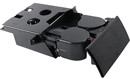Junerain Auto-Getränkehalter for VW T5 Transporter (2003–2013) passt nur for Rechtslenker, Auto vorne Getränkehalter multifunktionale Auto-Aufbewahrungsbox