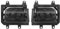 WOZIES Nebelscheinwerfer auto 1 Paar Autolicht Frontstoßstangengrill Nebelscheinwerfer mit Glühbirnen 63171385945 63171385946 Für BMW E30 325e 318i 1985
