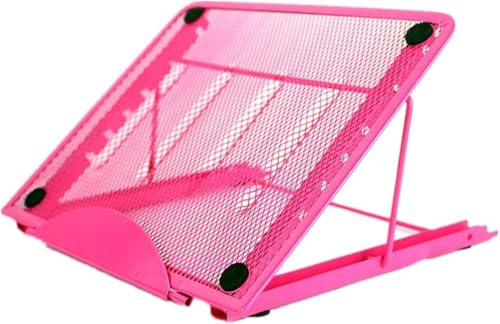 ZUHK Support de boîte à lumière réglable multifonction pour tablette et ordinateur portable - Pour ordinateur portable et tablette - Rose