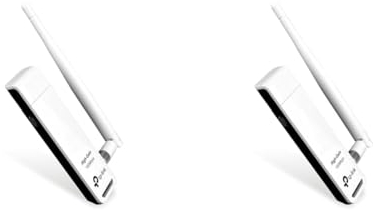 TP-Link TL-WN722N High Gain WLAN USB Adapter (WPS, kompatibel mit Raspberry Pi, Windows 10/8.x/7/XP, Mac OS 10.9~10.13) weiß/schwarz (Packung mit 2)
