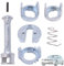 Twowinds - Barillet Serrure Compatible avec BMW E46 Série 3 Combi, Berline, Coupé, Cabriolet (1998-2005) - Porte Avant Droite et Gauche - 51218244050 - Cylindre Verrouillage - 45mm (lot de 7 pièces)