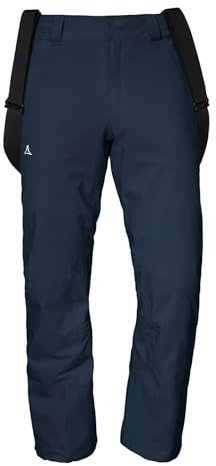 Schöffel Herren Skihose Snow Pants Ski Pants Weissach, Farbe:Blau, Artikel:-8820 Navy Blazer, Größe:52