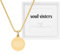 TIMANDO Damen Kette mit Botschaft „soul sisters“ – Halskette mit Herz Unendlichkeitszeichen Anhänger aus Edelstahl – Seelenverwandte Geschenk für beste Freundin (gold-farben)
