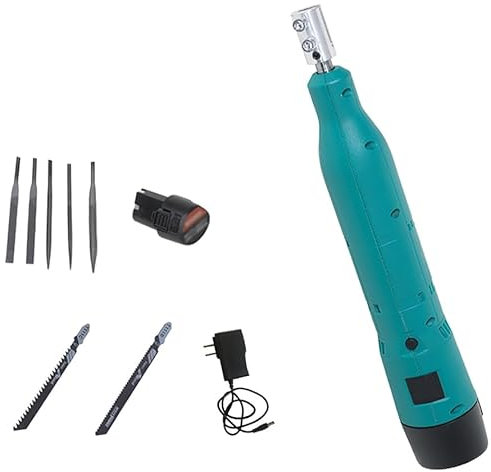 Luminexia Metal Files Set,File & Rasp Set,Electric Steel File,Diamond Needle File Set,Power Tools,12V Li-Ion Reciprocating Saw File,for Metal/Wood/Pipe/PVC/Steel Cutting/DIY Tool