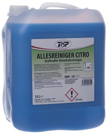 Allzweckreiniger Citro – 20 Liter für Böden und Oberflächen | 20 Liter, kraftvoller Unterhaltsreiniger, fettlösend, Citroduft, für wasserbeständige Böden und Flächen