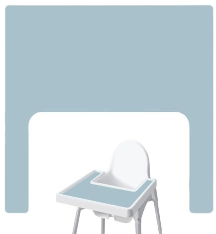 High Chair Placemat for IKEAs Antilop | Silicone Placemats for Kids High Chair | Non-Slip Highchair Baby Food Mat | High Chair Place Mats Eating Table Mat for Baby