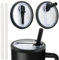 SilverChry Tapa de Repuesto de Vasos para Stanley 40 oz, 2 Reutilizables Stanley Accesorios Tapa, Stanley Cup Accesorios Tapa, Tapa para Stanley Cup con Pajita (Negro)