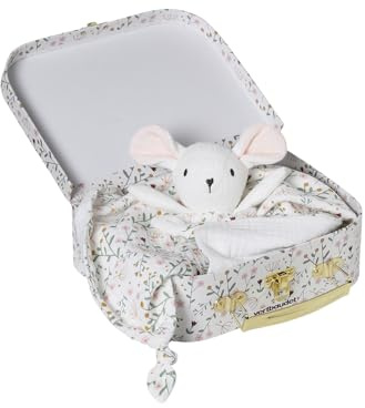 VERTBAUDET Bébé Doudou Lange Souris avec Mallette Rose TU