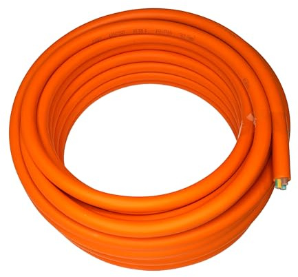 Heavy Duty Flexible Rubber Power Cable, 3 Core, 2.5mm², H07RN-F Orange High Visibility, Indoor/Outdoor Use - Various Lengths (3x2.5mm², 25, meter)