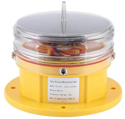 MUNEFE Luce stroboscopica, luce stroboscopica per esterni, luce laterale a energia solare per garantire la massima visibilità in una varietà di ambienti esterni