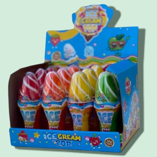 Glaces Ice Cream Pop, Boîte de Friandises , Saveurs Assorties, Dessert Congelé