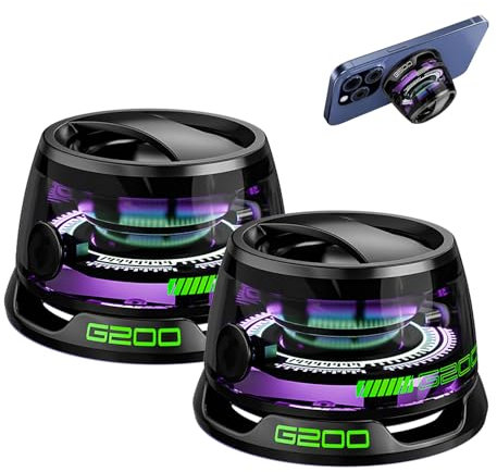 Multifunctional Magnetic Bluetooth Speaker g200, Multifunctional Mini Portable Bluetooth Speaker with RGB Color Light,6H Playtime,Phone Holder Wireless Magnetic Bluetooths Speakers (black+black)