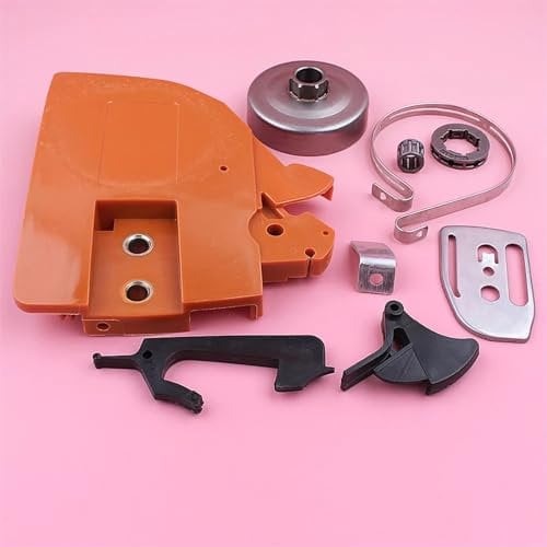 LALAL Chain Brake Clutch Cover Sprocket Drum Rim For Husqvarna 136 137 141 142 Band Catcher Bar Plate Chainsaw Replace Spare Part