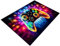 Gaming Mat, Game Controller Rubber Rugs 80X120CM, Anti-Slip Floor Protector Game Chair Rug, Soft Bedside Carpet for Boys Room Home Decor