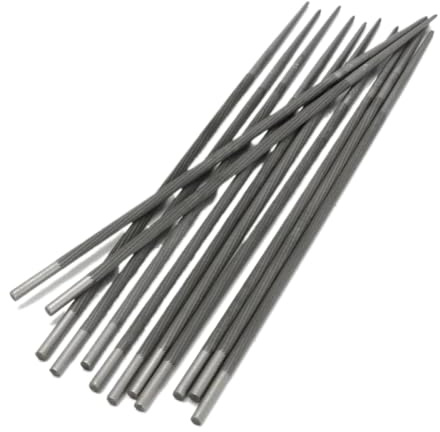 12 piezas de limas redondas para motosierra de 5, 5mm, 7, 32 pulgadas para afilar afilador de motosierra Compatible con