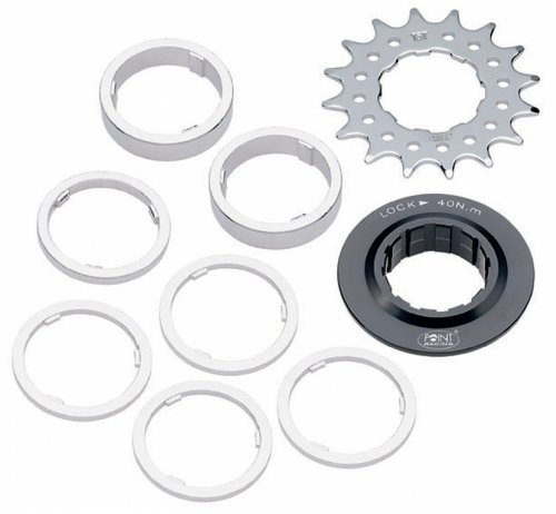 Point Single Speed Sprocket Distanzring Set Ausführung 17T 2021 Kassette
