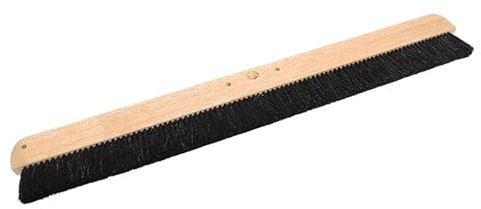 MARSHALLTOWN 36 Inch Wood Backed Concrete Broom, Horsehair Bristles, Made in The USA, 6598