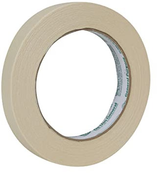 Duck Brand 394689 General Purpose Masking Tape, 0.7-Inch by 60-Yard, Single Roll, Beige