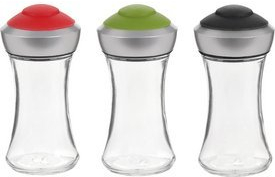Trudeau Salt Or Pepper Shaker with Pop Lid - Set of 3 by Trudeau