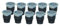 10 uds boquilla ajustable Van de arco variable Toro