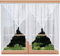 SeGaTeX home fashion Blumenfenster-Store Juliana | Kuvertgardine mit Echter Plauener Spitze und Kräuselband Fertigstore 145 x 450