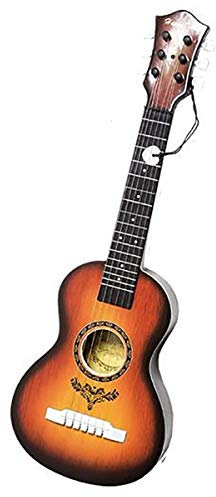 Disfrazzes Hawaii-Ukulele Spielzeug-Instrument für Fasching braun 58cm - Braun