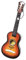 Disfrazzes Hawaii-Ukulele Spielzeug-Instrument für Fasching braun 58cm - Braun