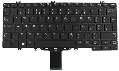 DELL M8XWK - DELL Latitude 5280 Latitude 5280/5288 Latitude 5289 Latitude 5290 Latitude 7280 Latitude 7290 Latitude 7380 Latitude 7389 Latitude 7390: M8XWK laptop keyboard