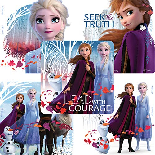 SmileMakers Frozen II Aufkleber – Preise und Verschenkungen, 100 Stück pro Packung