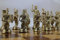 (Nur Schachfiguren) Historische handgefertigte Rom-Figuren Metall Schachfiguren Big Size King 10,9 cm (Brett ist nicht im Lieferumfang enthalten)